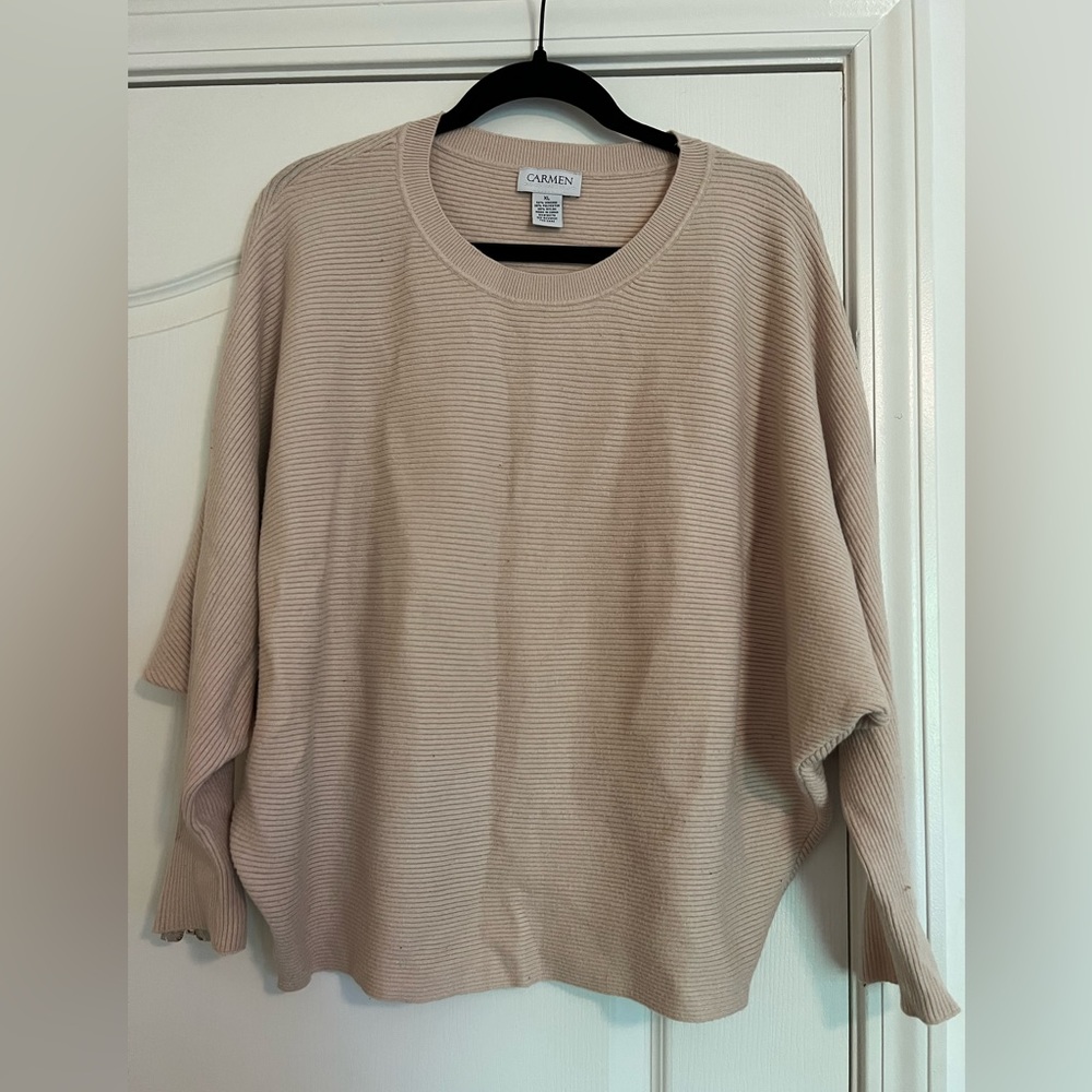 Beige Pullover Sweater